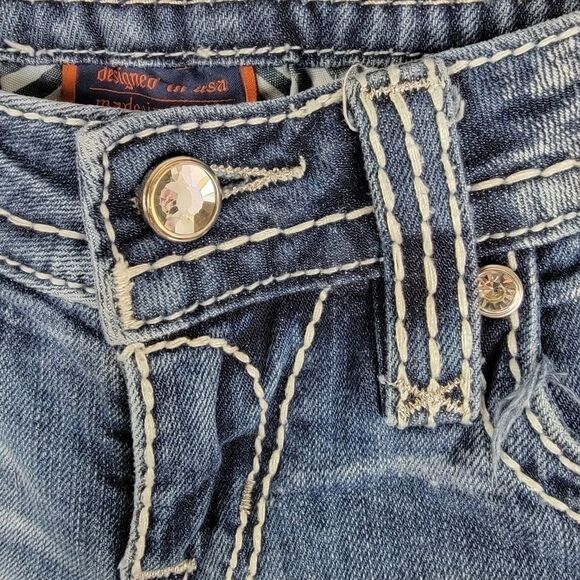 Rock Revival Charon Straight Stretch denim Jeans size 24 - Picture 5 of 12